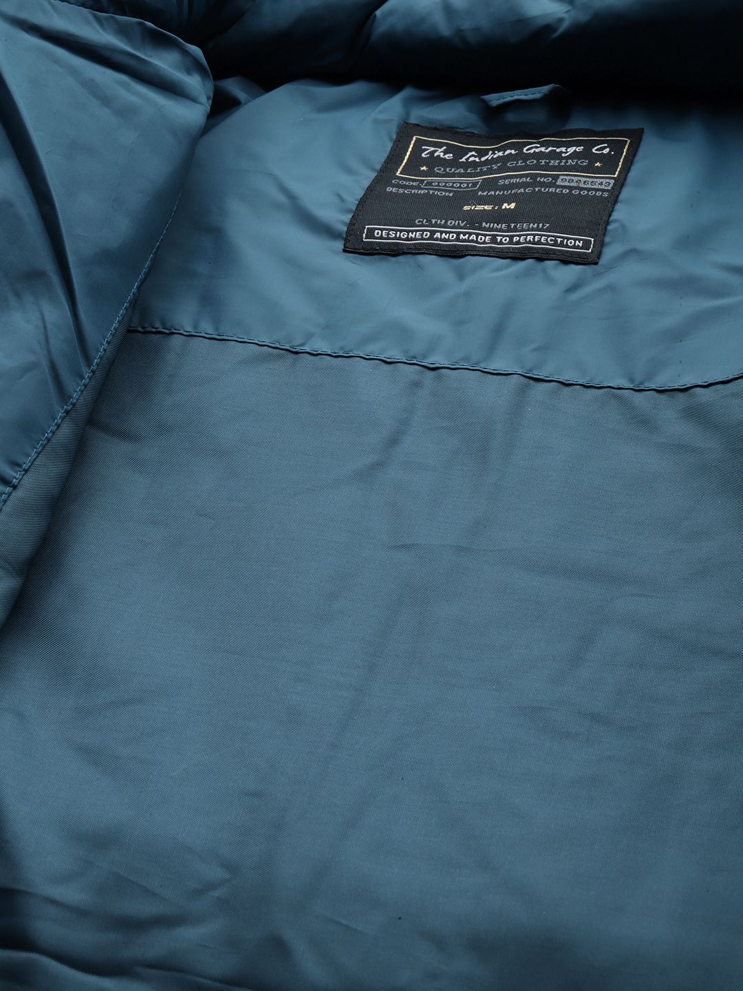 The Indian Garage Co Men Zip-Front Hooded Puffer Jacket