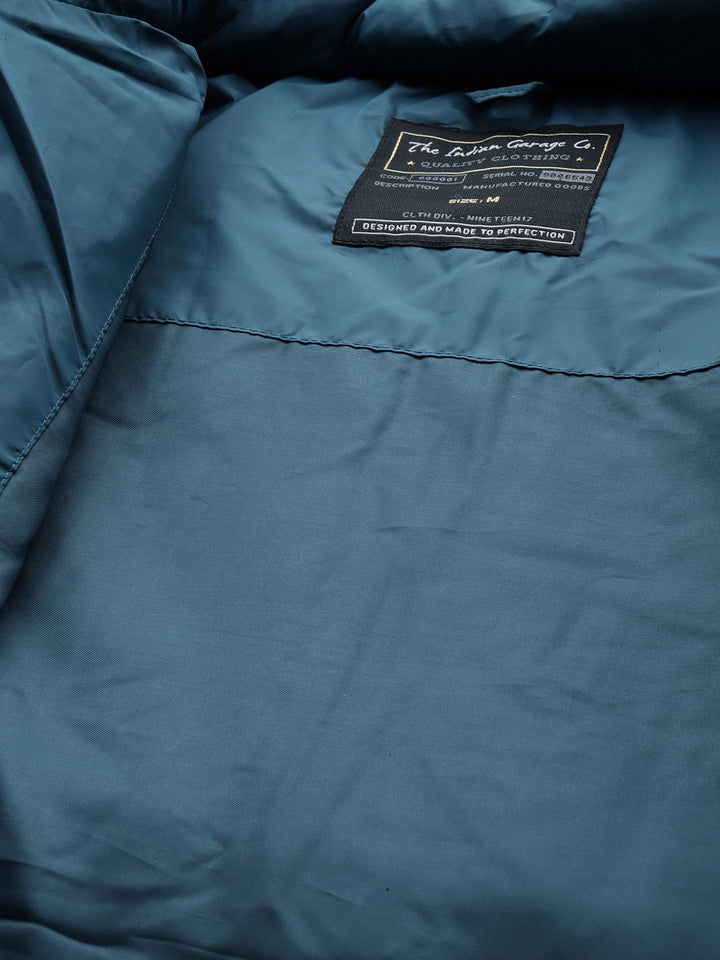 The Indian Garage Co Men Zip-Front Hooded Puffer Jacket