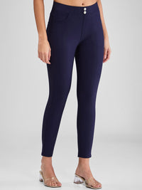 SPYKAR Women Skinny Fit High Rise Track Pants