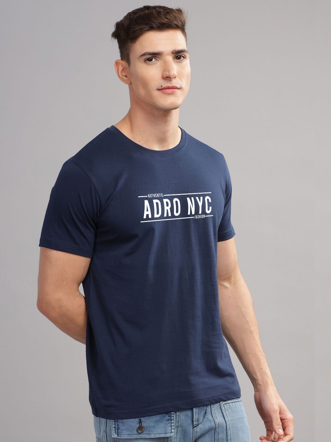 ADRO Men Printed T-shirt