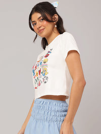 DressBerry Quirky Punk Printed T-shirt