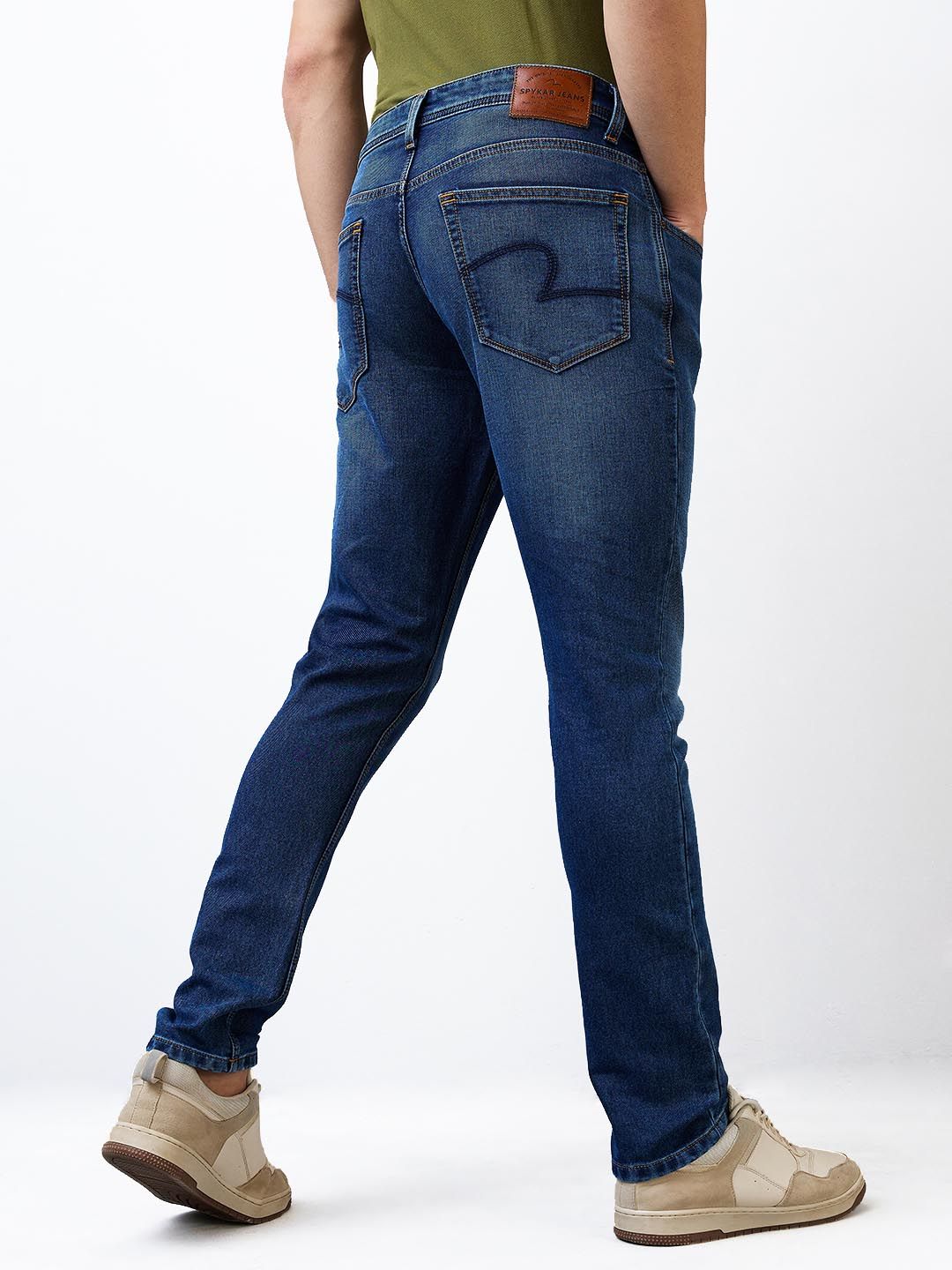 SPYKAR Men Slim Fit Cotton Low-Rise Jeans