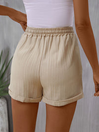 DressBerry Women Self Striped Shorts
