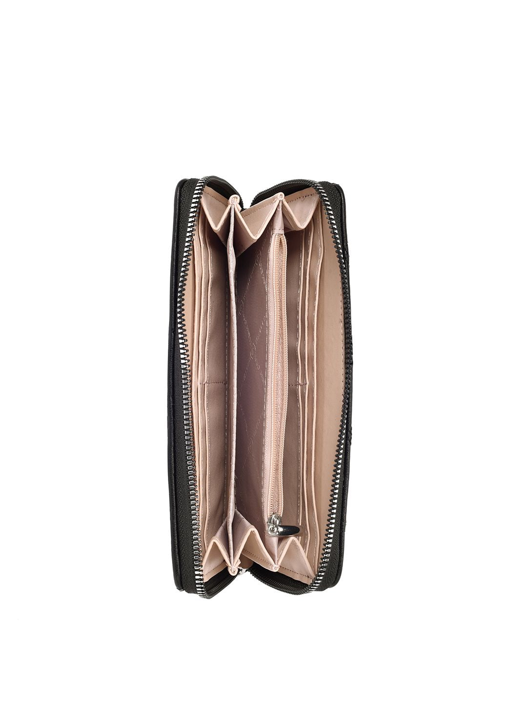 Lino Perros Women Quilted Zip Around Wallet