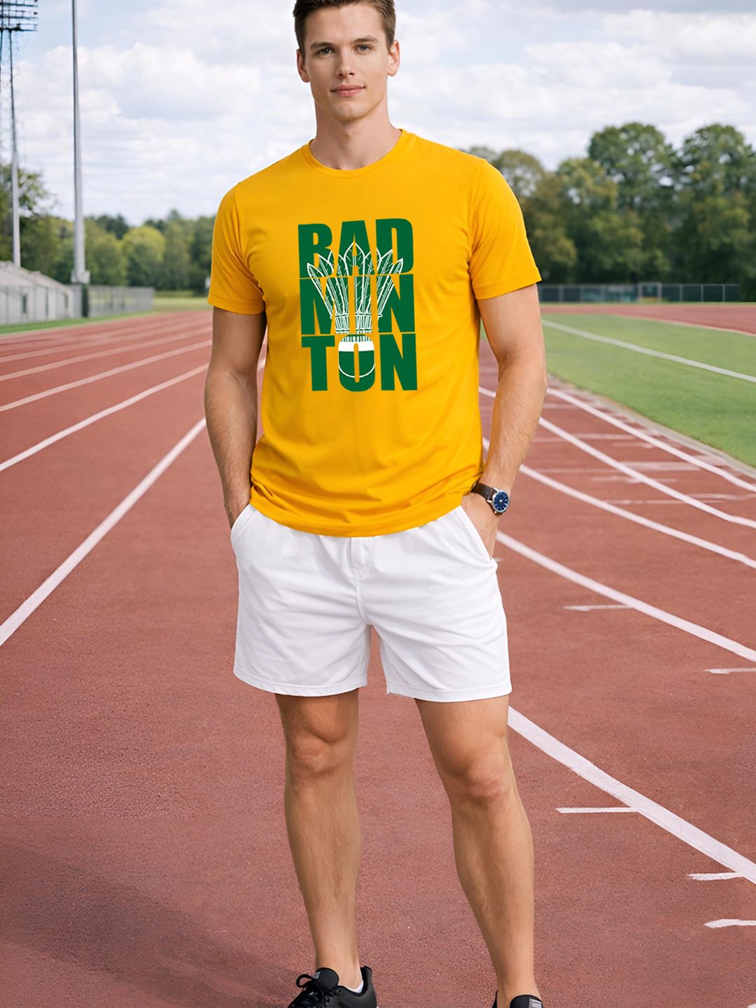 ADRO Men Typography Printed T-shirt