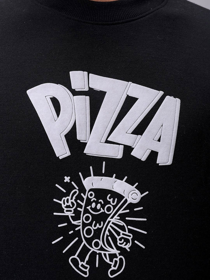 The Indian Garage Co Men Typography Printed Winter Sweatshirt