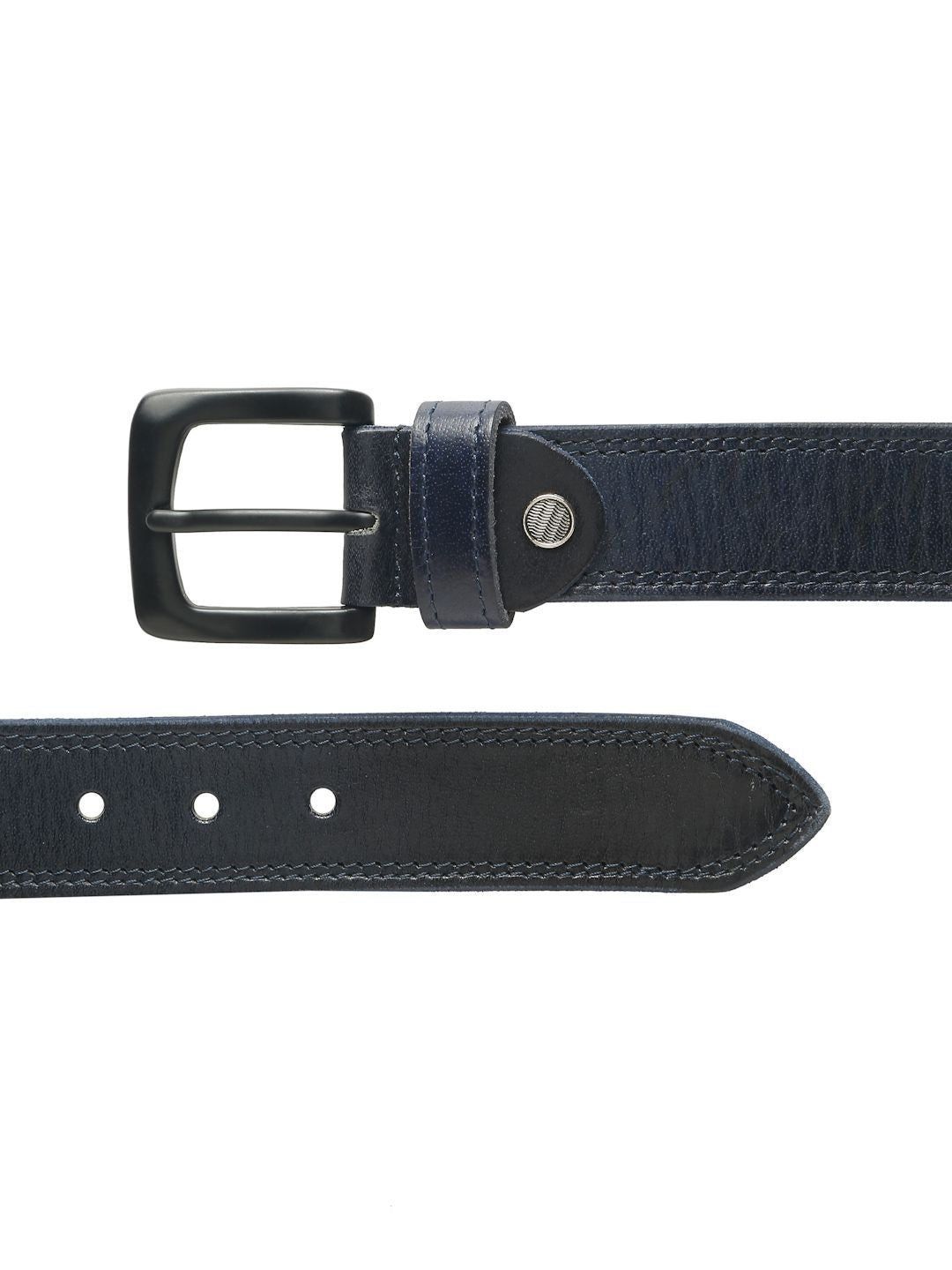 Teakwood Leathers Men Textured Leather Belt