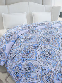 Monte Carlo Blue & White Floral Mild Winter 210 GSM Double Bed Duvet