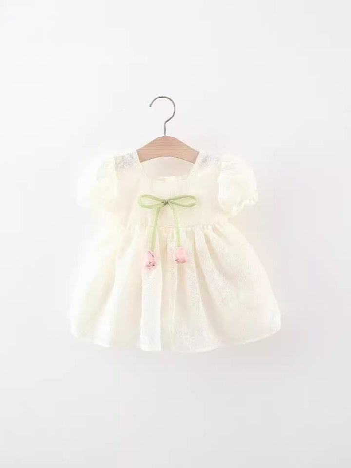 YK Floral Fit & Flare Dress