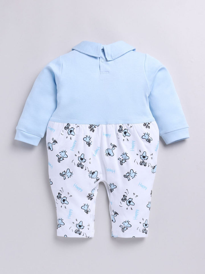 Moms Love Infant Boys Snoopy Print Pure Cotton Party Romper
