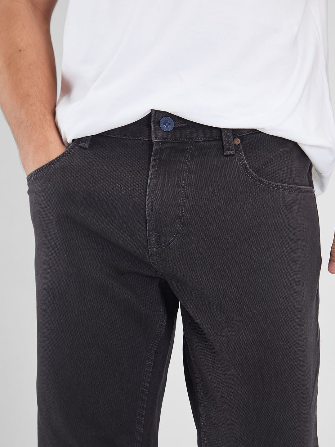 SPYKAR Men Skinny Fit Low-Rise Light Fade Stretchable Jeans