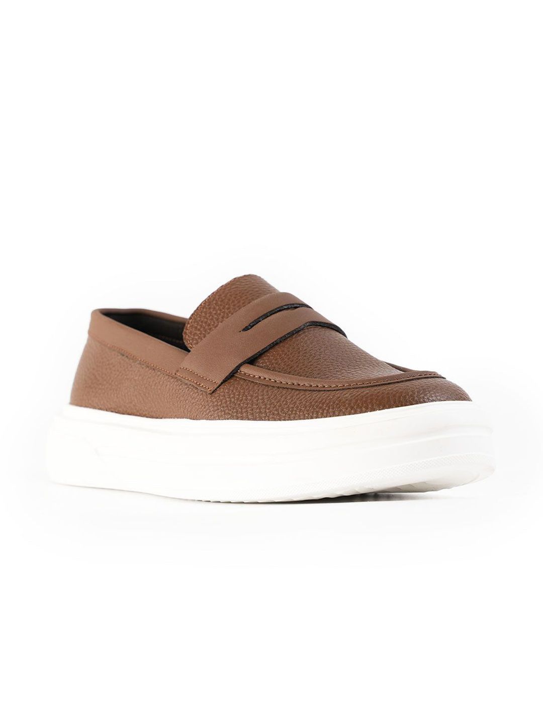 MONKSTORY Kasut Slip-On Chunky Luxe - Tabac Brown