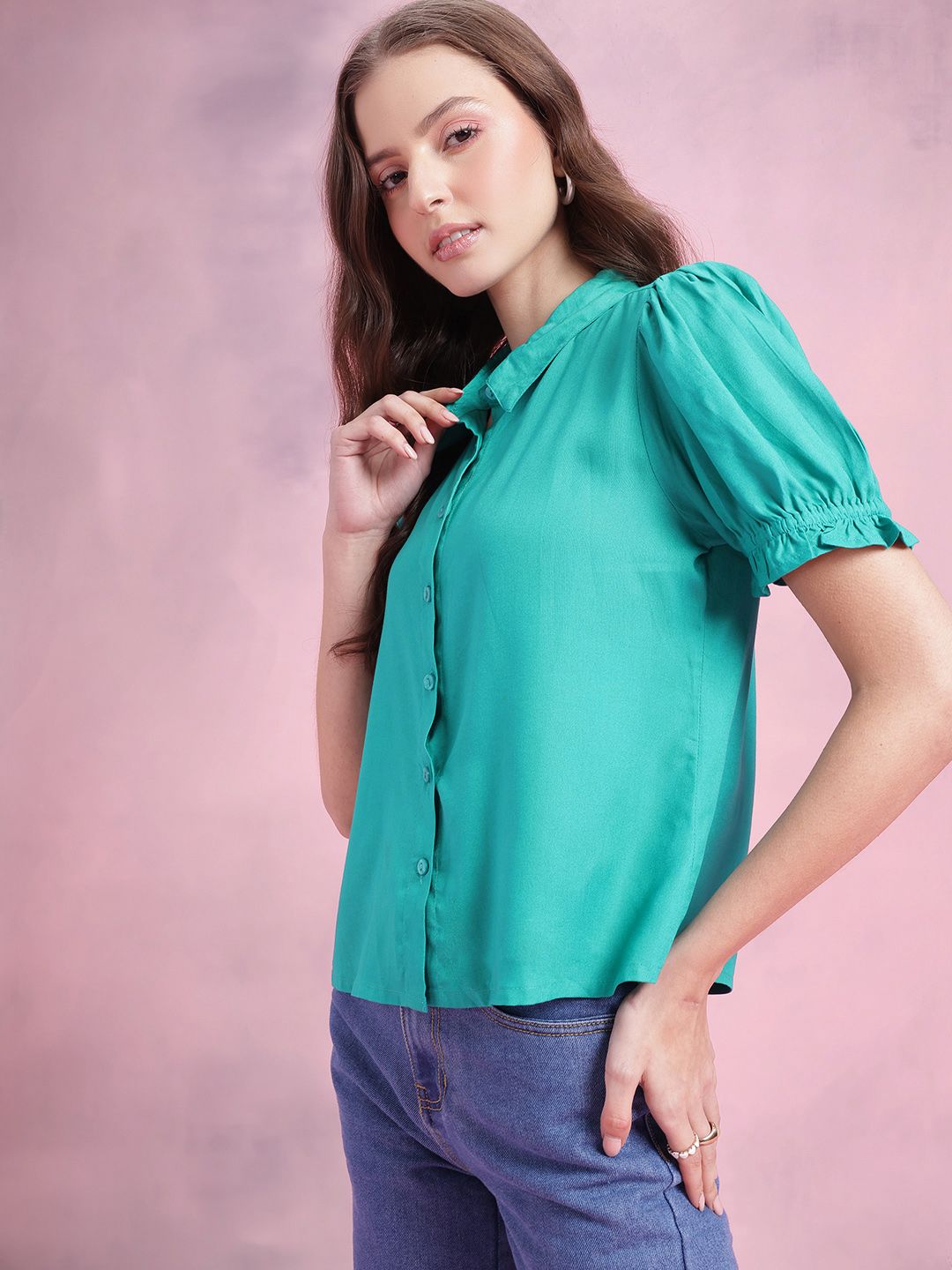 DressBerry Puff Sleeve Shirt