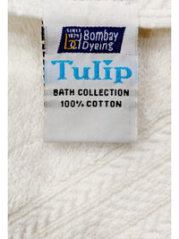 BOMBAY DYEING Tulip White Pure Cotton 450 GSM Bath Towel
