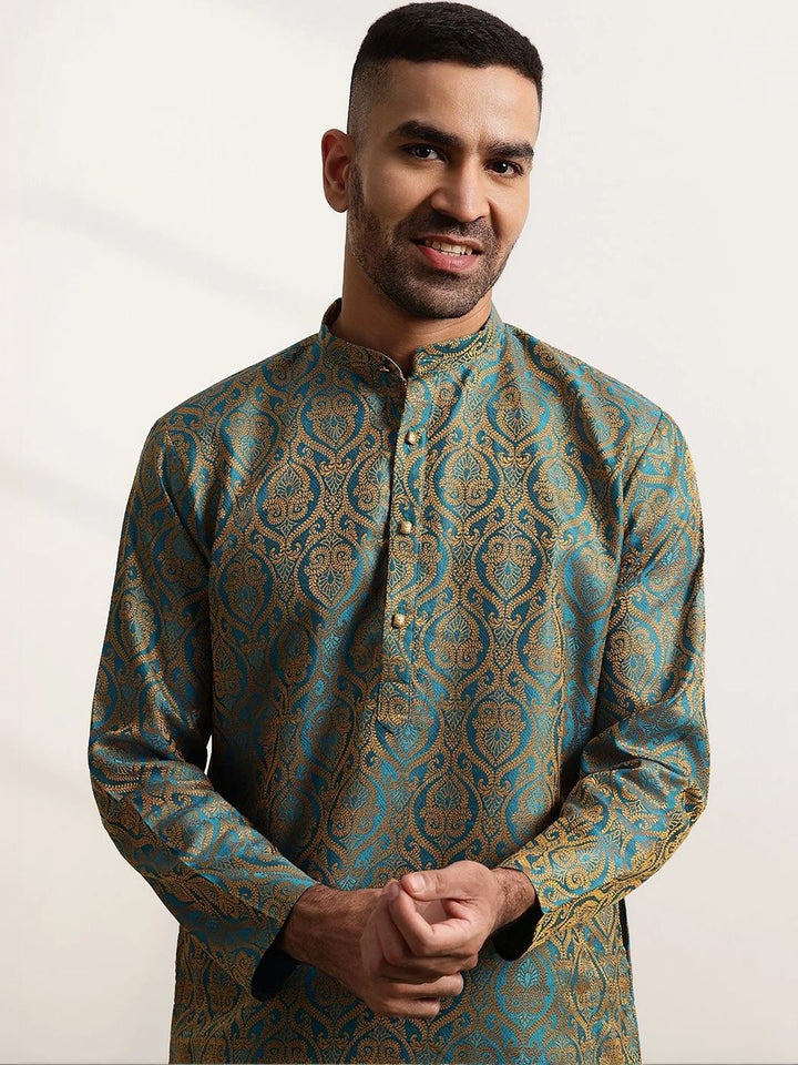 Anouk Men Ethnic Motifs Regular Kurta with Pyjamas