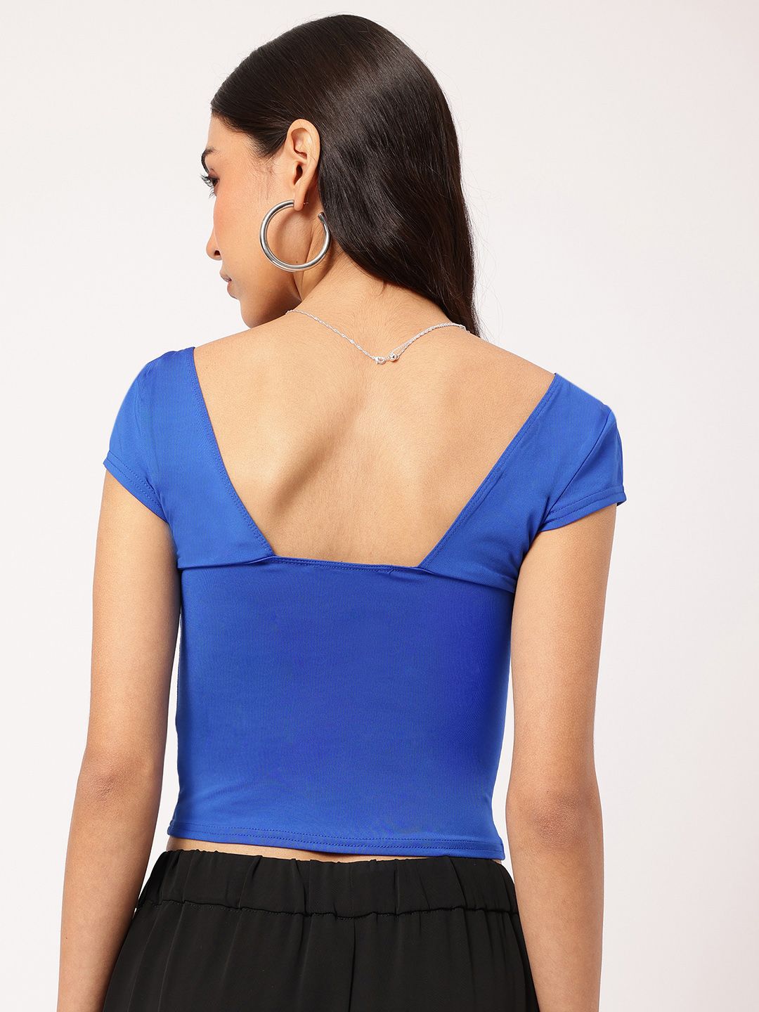 DressBerry Elegant & Sassy Sweetheart Neck Fitted Top