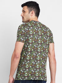 Being Human Floral Printed Pure Cotton T-shirt