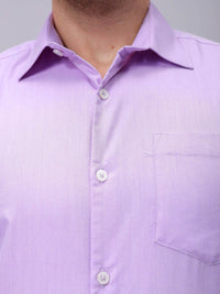The Indian Garage Co. X Luxe Men Spread Collar Solid Cotton Slim Fit Formal Shirt