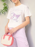 DressBerry Kuromi Kitty Graphic Drop Sleeves Tee