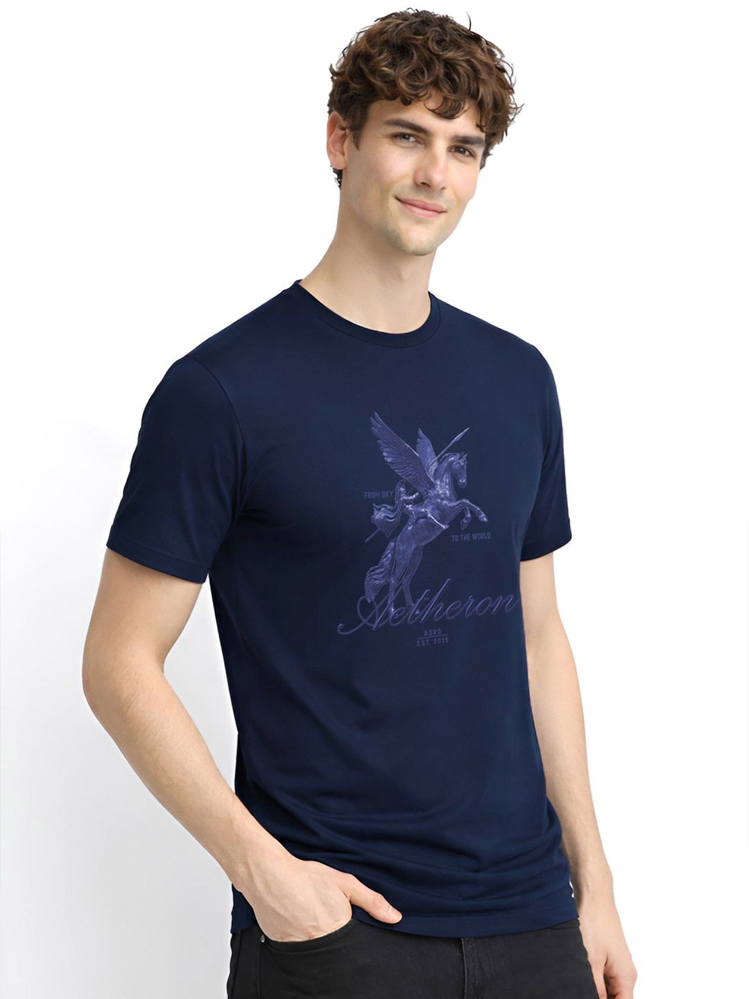 ADRO Men Printed T-shirt