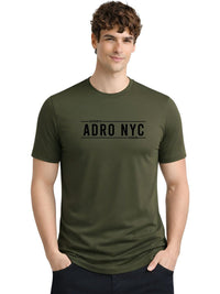 ADRO Men Typography Printed T-shirt