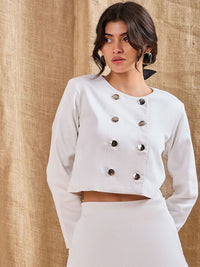 SASSAFRAS Long Sleeves Pea Coat