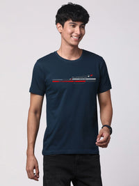 ADRO Pack of 3 Printed Round Neck Cotton T-shirt