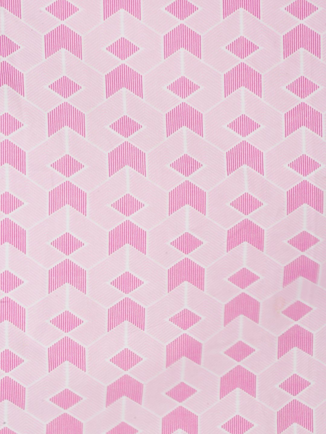 Myntra Elegant Homes Pink Geometric 300 TC King Fine Bedsheet & 2 Pillow Covers-250X220 cm