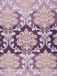 Myntra Elegant Homes Purple Ethnic Motifs Cotton Breathable 300 TC Single Fine Bedsheet with a Pillow Cover-89 x 59 inches