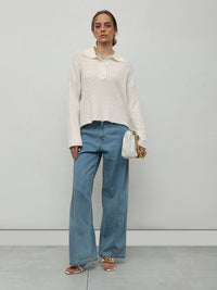 STREET 9 Women Cable Knit Pullover
