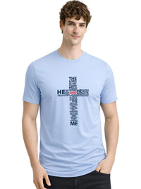 ADRO Typography Printed Round Neck Short Sleeves Regular Fit Pure Cotton T-shirt