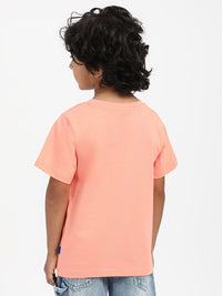 Nauti Nati Boys Graphic Printed Round Neck Cotton T-Shirt