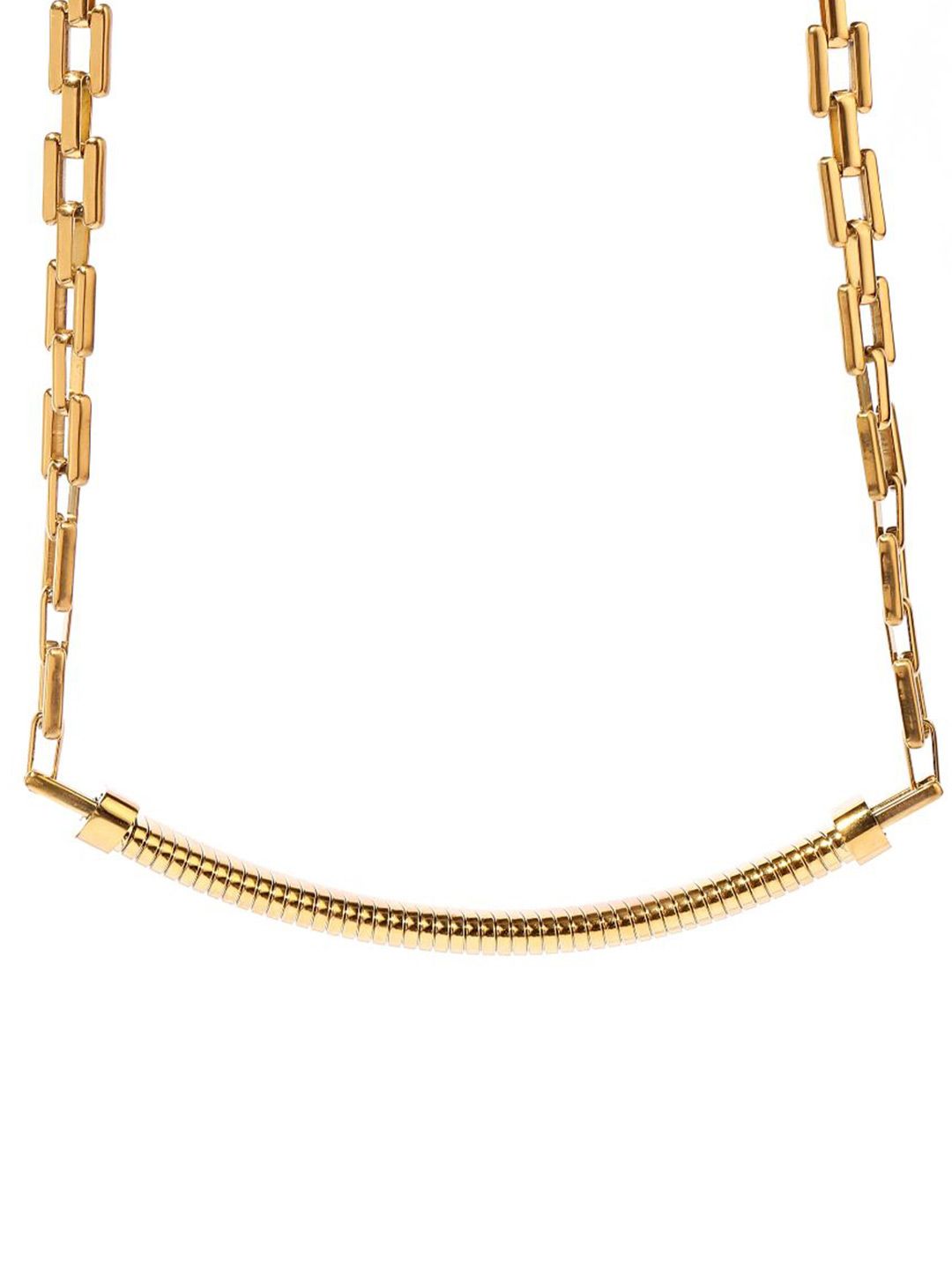 Kalung minimal keluli tahan karat asin