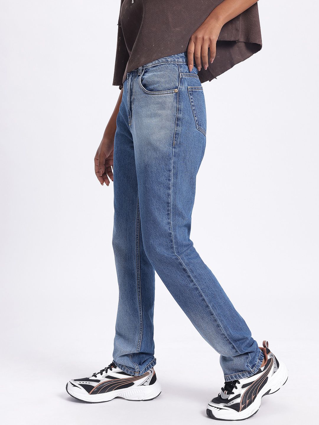 DressBerry Women Timeless Straight Fit Jeans