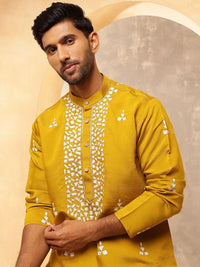 Anouk Men Embroidered Regular Kurta with Pyjamas