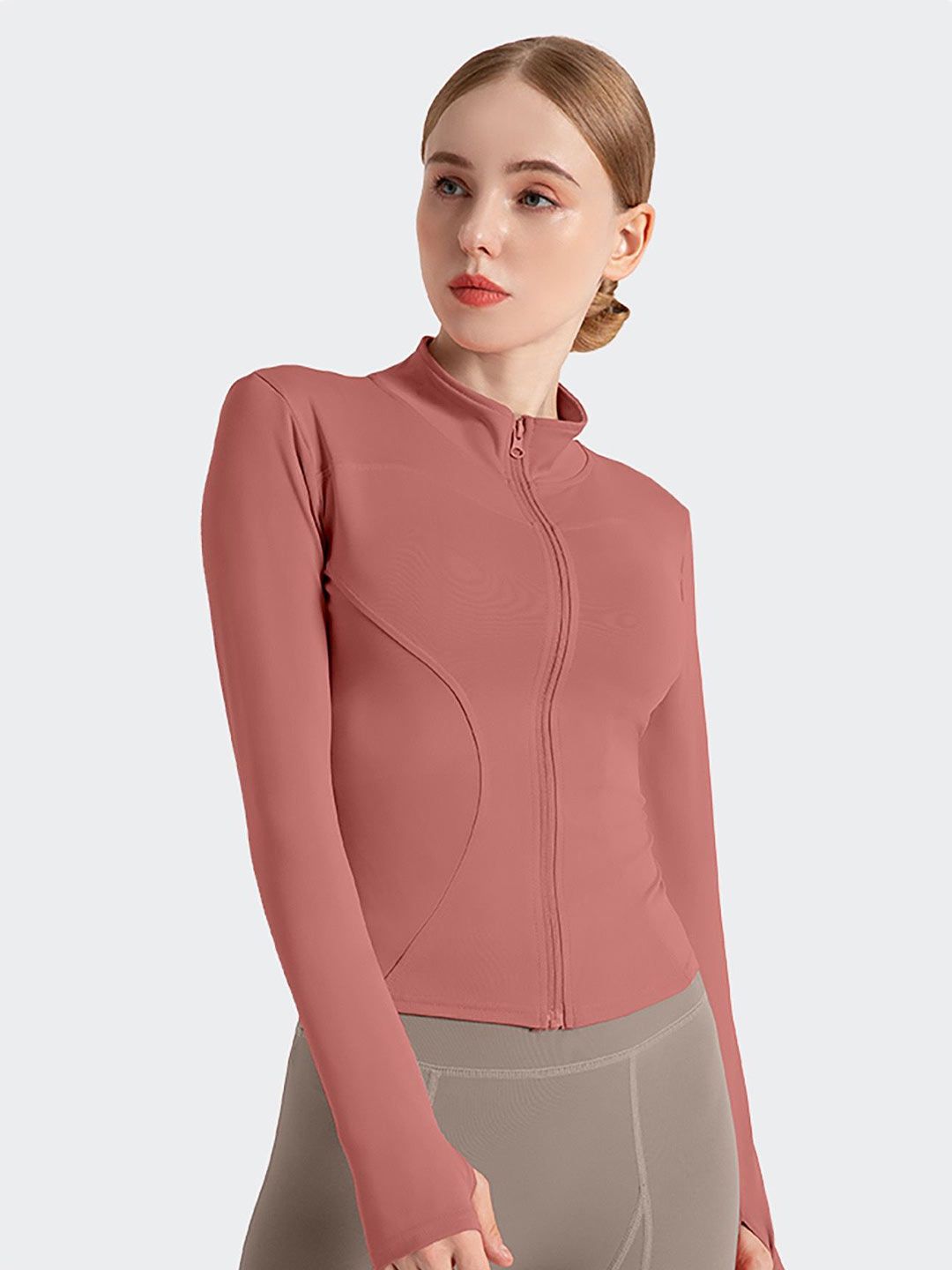 HRX by Hrithik Roshan Mock Collar Long Sleeves Sporty Jacket