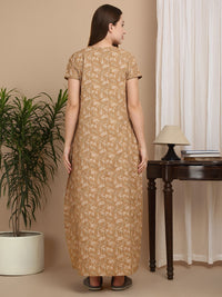 Sweet Dreams Women Printed Maxi Nightdress