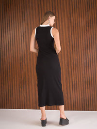 SASSAFRAS Bodycon Maxi Dress