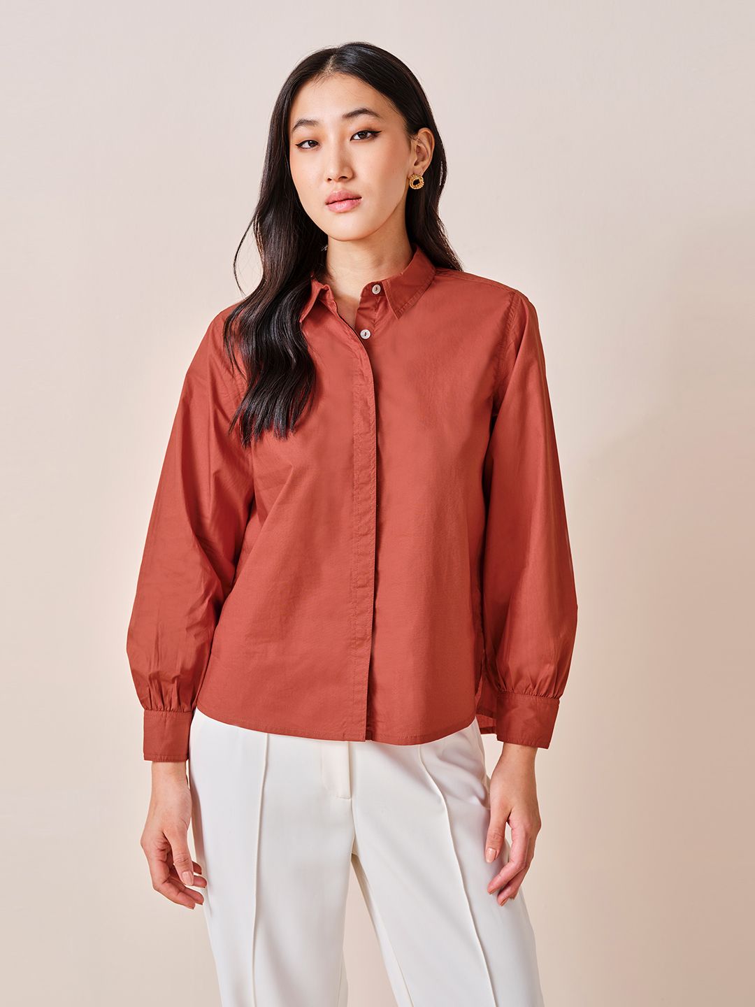 AND Cotton Shirt Style Top
