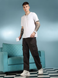 Eszett Men Relaxed Fit Cargos Trousers