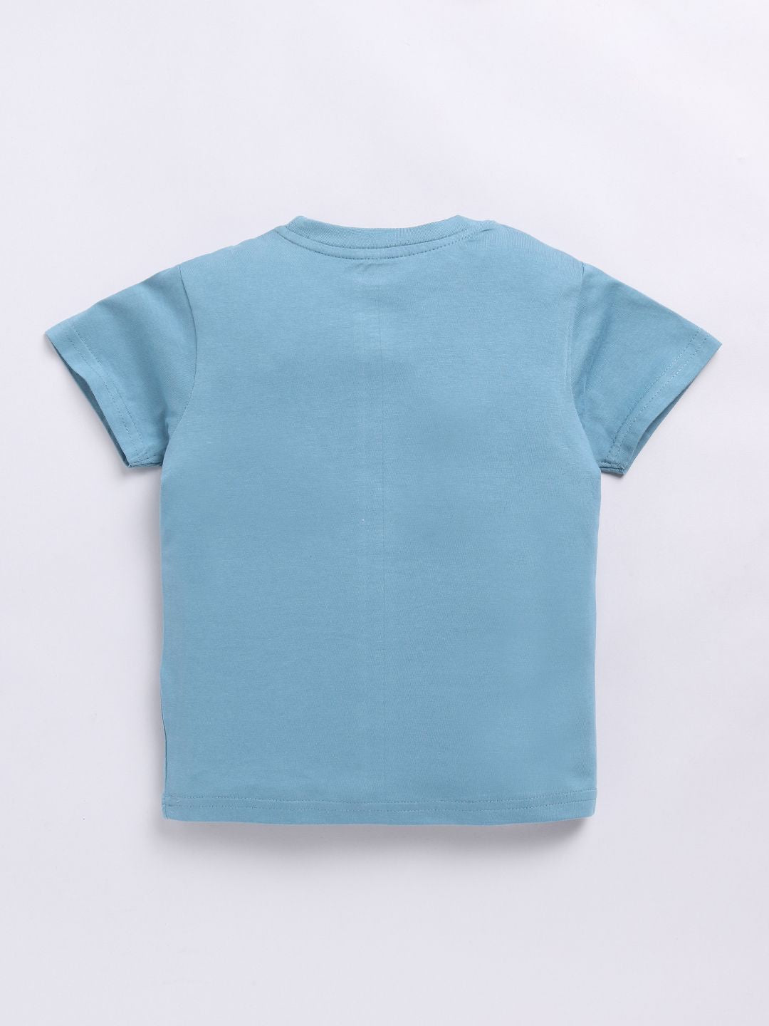 Happy Faces Boys Pure Cotton Typography Printed T-shirt