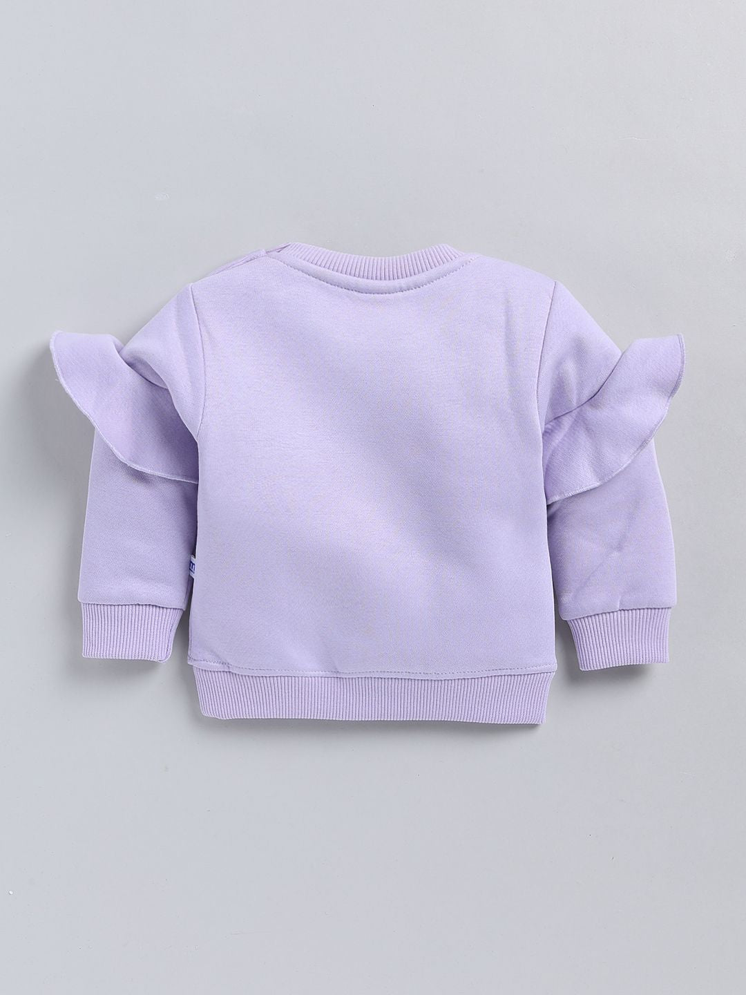Moms Love Infant Girls Embroidered Pure Cotton Sweatshirt