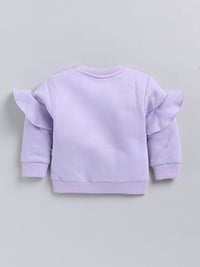 Moms Love Infant Girls Embroidered Pure Cotton Sweatshirt