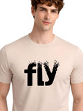 ADRO Men Typography Printed T-shirt