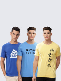 ADRO Men Printed T-shirt