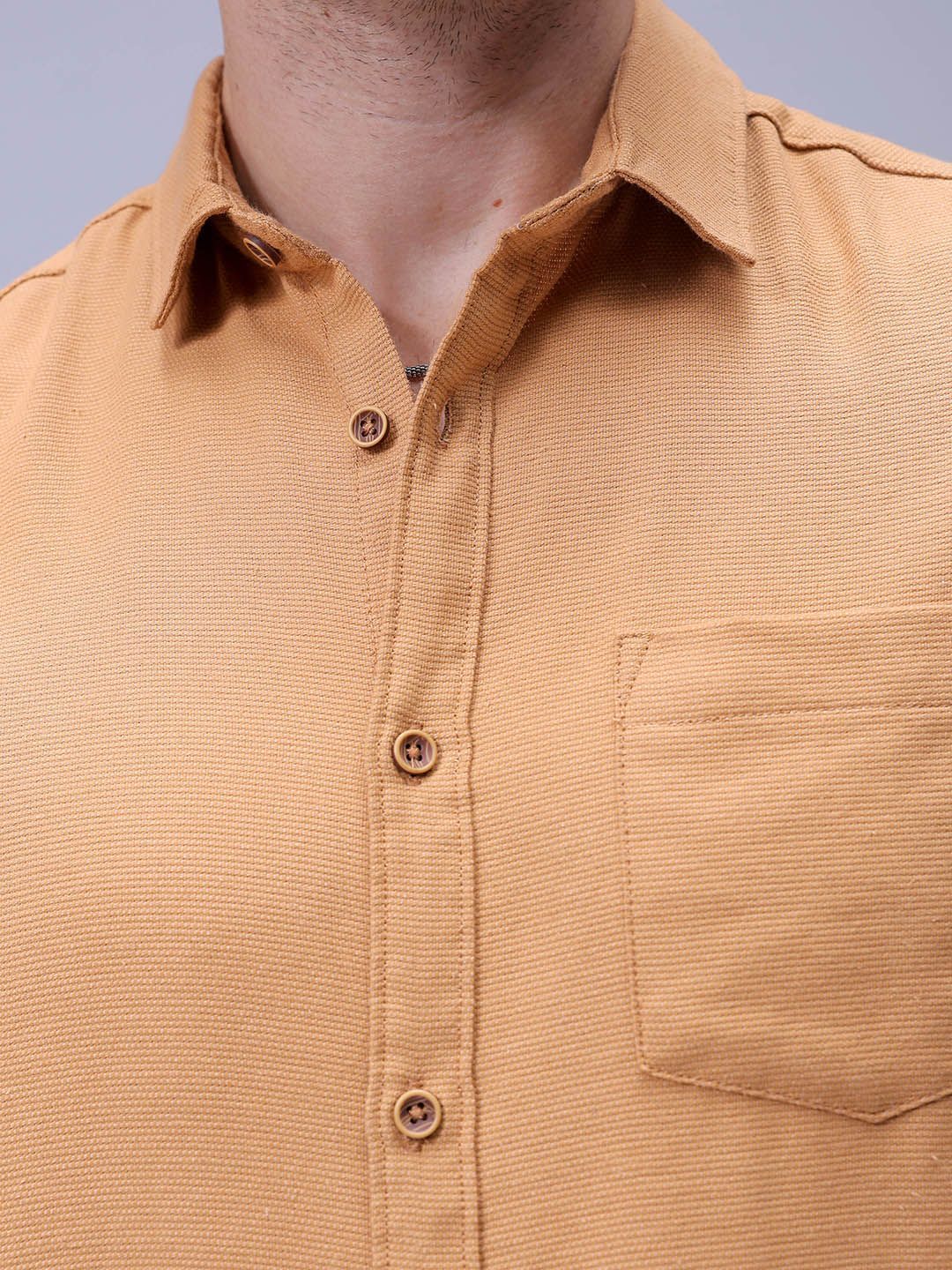 The Indian Garage Co Men Regular Fit Solid Resortwear Shirt