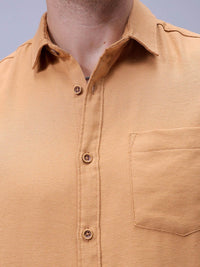 The Indian Garage Co Men Regular Fit Solid Resortwear Shirt