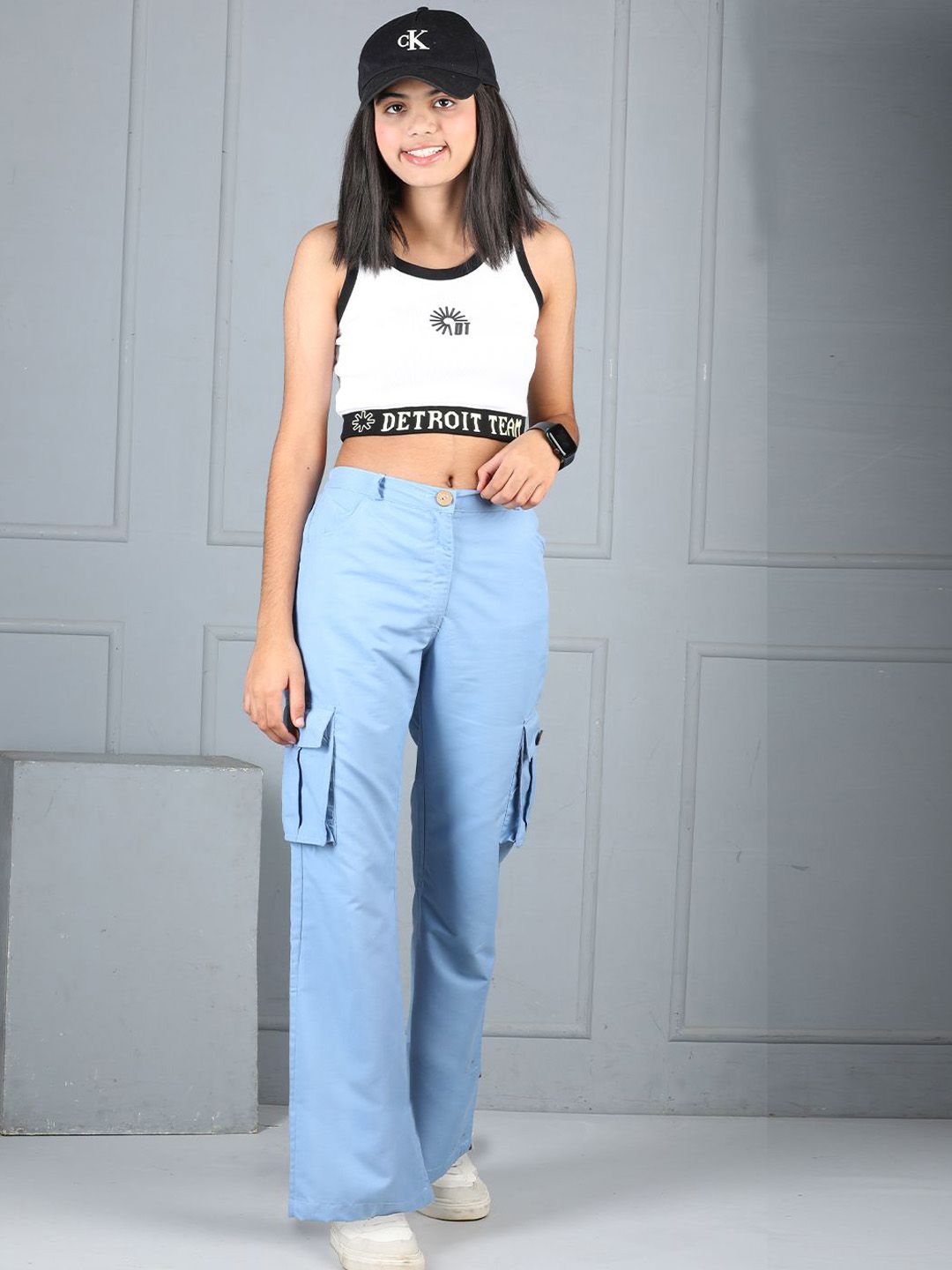 Cutiekins Girls Regular Fit Cargos Trousers