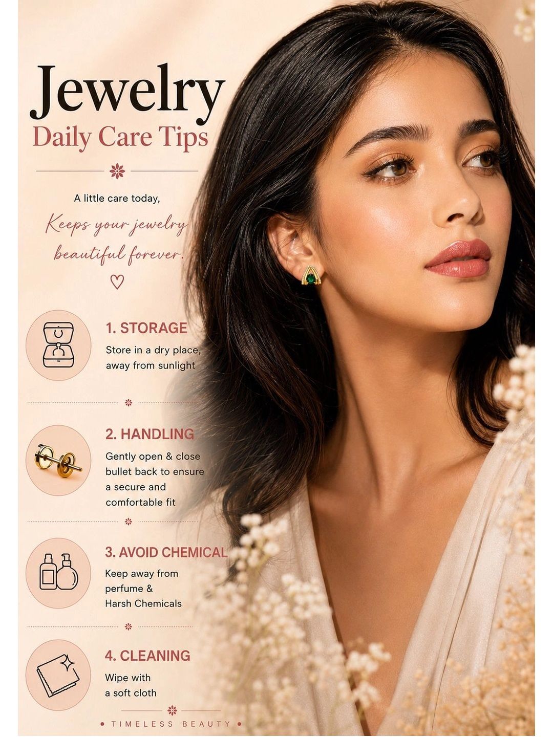 VOGUE PANASH Geometric Studs Earrings