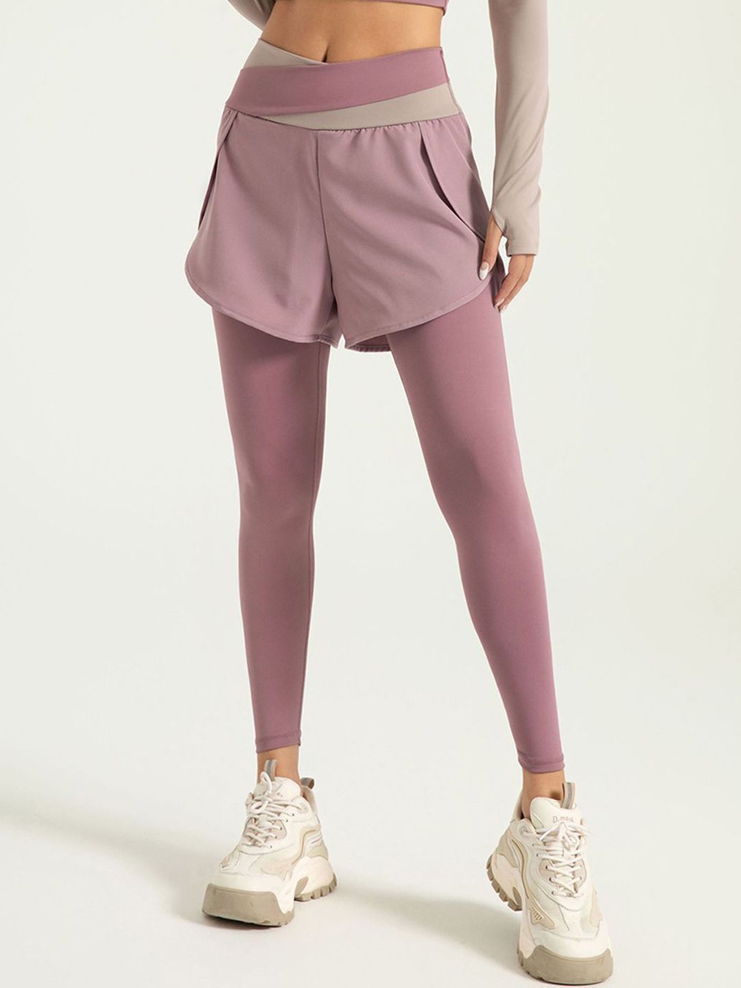 HRX by Hrithik Roshan High-Rise Ankle-Length Gym Tights